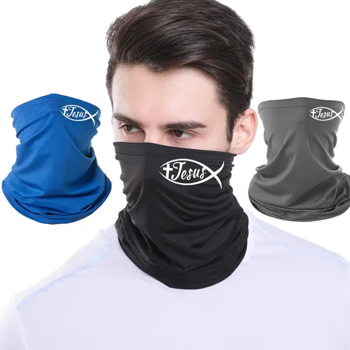 Vista 9 de Polainas de cuello para hombres, bandanas pasamontañas, máscara de media cara, máscara de esquí negra resistente al viento