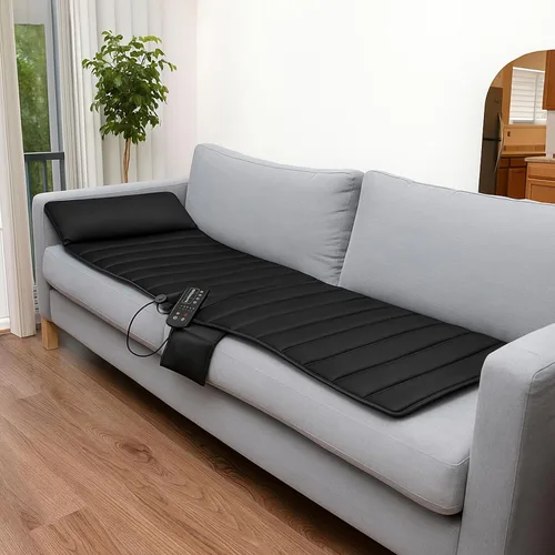 Vista 2 de Carepeutic Targeted Zone Deluxe - Alfombrilla de masaje con vibración con terapia de calor, 7 libras