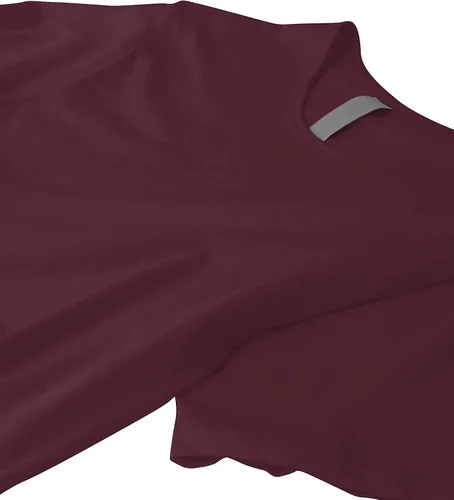 Vista 5 de Hat and Beyond Camiseta larga de alta calidad con dobladillo curvado para hombre