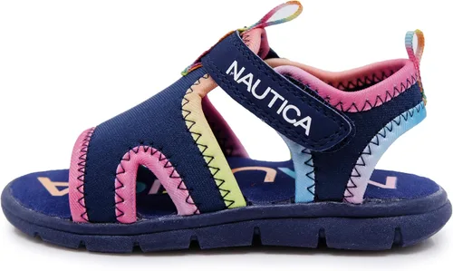 Vista 2 de Nautica Sandalias deportivas para niños, zapatos acuáticos con punta abierta, sandalias atléticas de verano niño - niña (niño pequeñoniño grande)