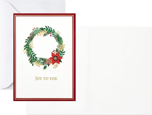Vista 9 de Hallmark Surtido de tarjetas de Navidad en caja, iconos navideños (48 tarjetas con sobres) (1XPX5173)
