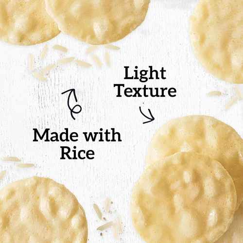 Vista 4 de GOOD THINS Galletas de arroz con simplemente sal, galletas de snack sin gluten, 3.5 oz