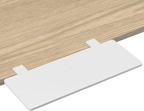 Vista 9 de Suptek DSF3LB - Extensor de escritorio de 9.5 x 23.6 pulgadas, soporte de muñeca, plataforma plegable para bandeja de teclado, adecuado para Negro