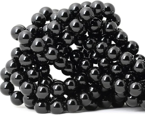 Vista 77 de Cuentas redondas sueltas de ágata estilo antiguo vena de dragón de 6mm, cuentas para diseño de joyas, 60 cuentas Ágata de vena de dragón