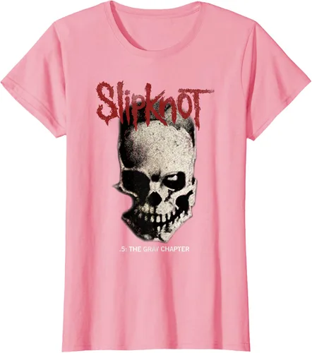 Vista 33 de Slipknot Tribal Calavera playera, niños 12, Rojo
