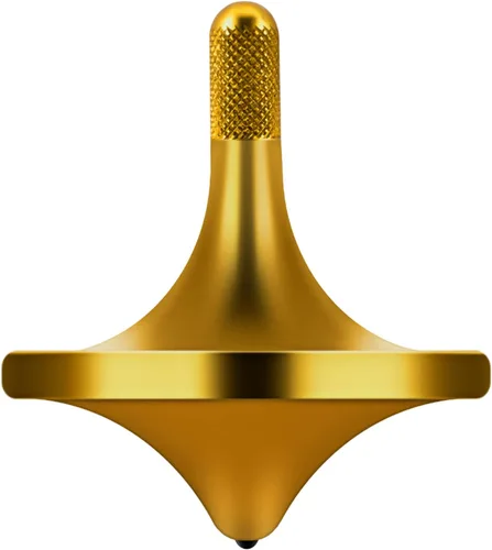 Vista 17 de Parte superior giratoria de acero inoxidable, exquisito equilibrio perfecto bien hecho de metal para escritorio EDC pequeño juguete