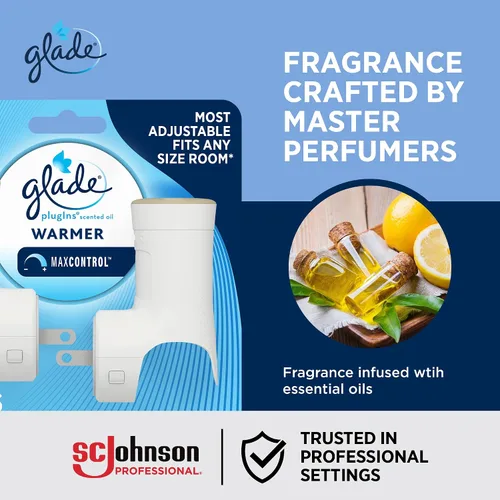 Vista 6 de SC Johnson Professional Glade PlugIns - Calentadores de aceite perfumados, soportes ajustables, caja de 5