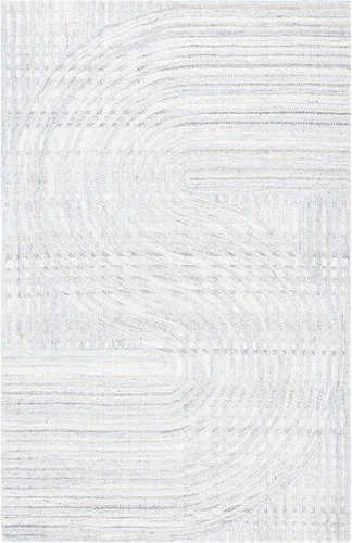 Vista 28 de SAFAVIEH South Hampton Collection - Alfombra decorativa, 2 x 3 pies, color beige, lana abstracta hecha a mano, ideal para zonas de alto tráfico