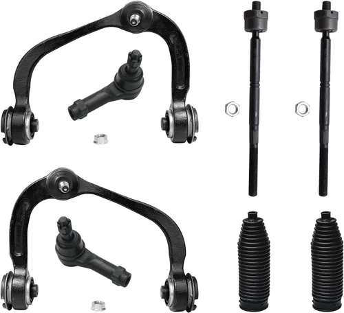 Vista 33 de Detroit Axle - Kit de brazos de control de extremo de 8 piezas para Toyota 2001-2003 Highlander 2002-2003 Camry Lexus ES300, 2 conjuntos de brazos