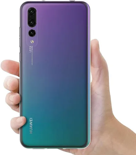 Vista 3 de MaiJin Funda para Huawei P20 Pro (6.1 pulgadas) TPU suave goma gel parachoques transparente contraportada