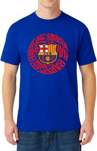 Vista 20 de Icon Sports Officially Licensed FC Barcelona Cotton T-Shirt - Unisex Adult