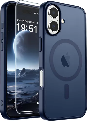 Vista 200 de SUPFINE Funda magnética para iPhone SE 2022 (3ª)/2020 (2ª), iPhone 8 (compatible con MagSafe) (protección contra caídas de grado militar), funda