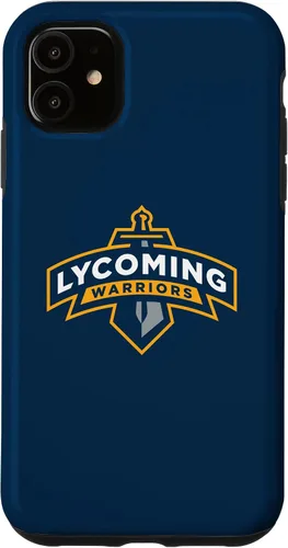Vista 8 de Lycoming Warriors Sword & Shield Logo Lycoming College Case for iPhone 16