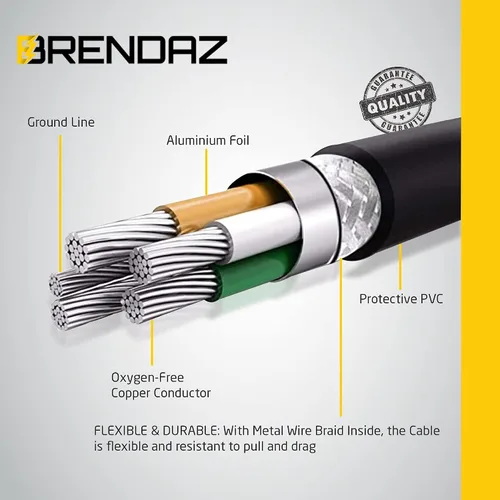 Vista 6 de BRENDAZ Cable mini USB, paquete de 2 unidades de 1 pie - Cable de carga de datos USB tipo A macho a Mini B compatible con cámara, Blue Yeti Snowball