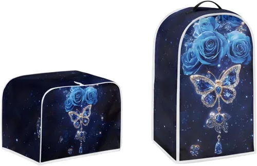 Vista 37 de doginthehole Funda para licuadora y tostadora, 2 rebanadas estéticas de estrellas de mar con estampado de conchas marinas para batidora o cafetera