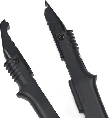 Vista 3 de Kit de herramientas de extensiones de cabello con conector de hierro térmico de fusión, enchufe de EE. UU., 50 unidades de protectores térmicos