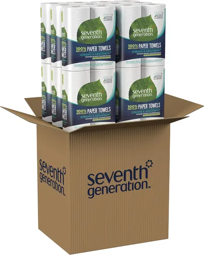 Vista 2 de Seventh Generation Toallas de papel, 100% papel reciclado, 2 capas, 2 unidades (paquete de 12)