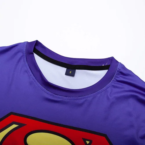 Vista 4 de Camiseta de compresión de manga corta para hombre, estilo casual y deportivo