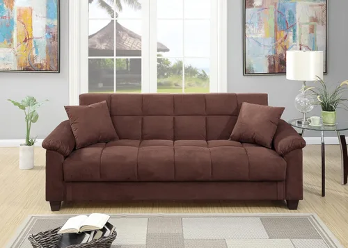 Vista 9 de KEVINSPACE Sofá cama modular de 84 pulgadas con asiento de almacenamiento, juego de sofá para sala de estar, sofá de estilo moderno y minimalista