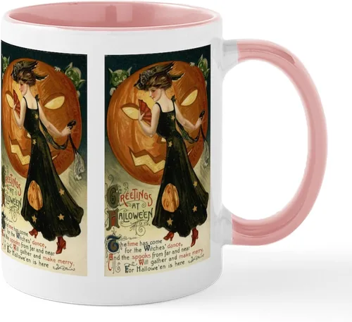 Vista 101 de CafePress Sincere Pumpkin Patch Mug Taza de café de cerámica de 11 oz (11.0 fl oz)