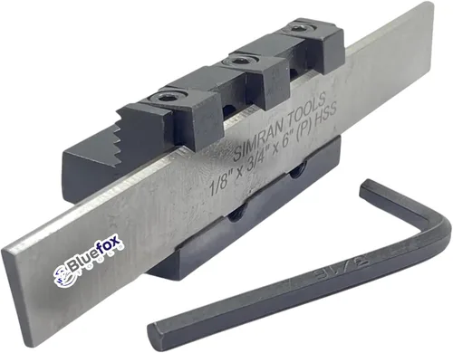 Vista 3 de SOPORTE PARA HERRAMIENTAS DE SEPARACIÓN CON CUCHILLA HSS DE 10 MM DE 3/32" X 1/2" X 10,16 CM Herramienta de precisión Producto de acero Libre