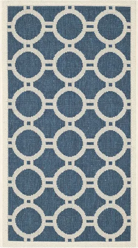 Vista 43 de SAFAVIEH Courtyard Collection CY6924 - Alfombra decorativa para interiores y exteriores, impermeable, fácil de limpiar, 2 pies 3 pulgadas x 6 pies 7