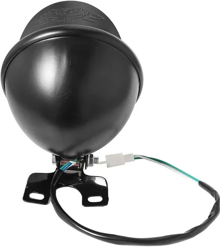 Vista 4 de 5.5 "negro motocicleta faro para Cruiser Chopper Cafe Racer Bobber personalizado nuevo