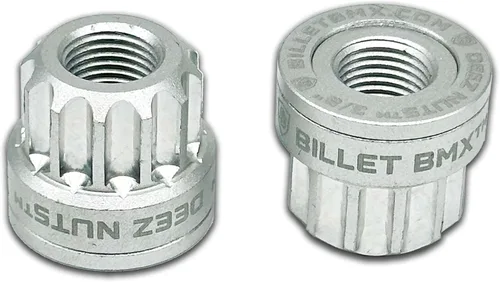 Vista 7 de BILLET BMX™ Deez Nuts™ Tuercas de eje de bicicleta de 12 puntos 3/8"-26 tpi (paquete de 2)
