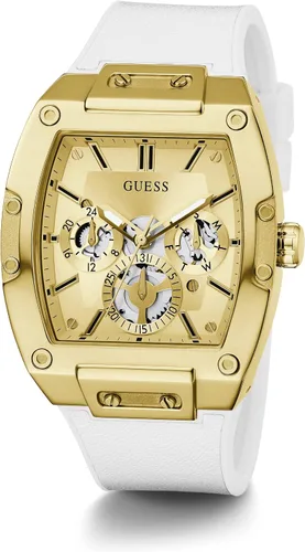 Vista 4 de GUESS Men's Trend Casual Tonneau Diamond 43mm Watch Black Dial Stainless Steel Case & Bracelet