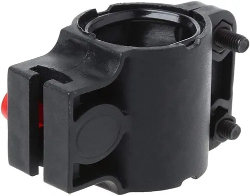 Vista 5 de Negro Universal Bike U-Lock Mount, soporte de marco ajustable, soporte para bicicletas de carretera y montaña
