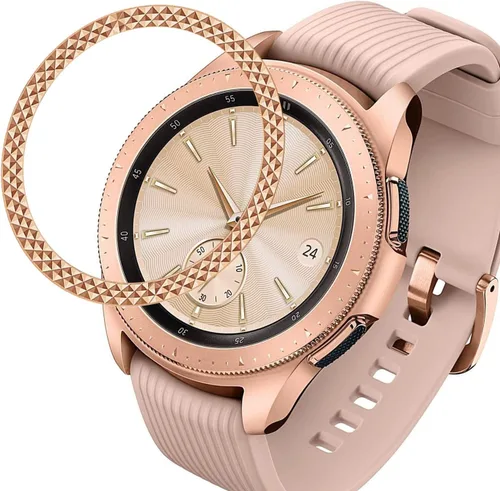 Vista 10 de DEALELE Funda de bisel compatible con Samsung Galaxy Watch 4 Classic de 1.654 pulgadas/Galaxy Watch 1.654 pulgadas/Gear Sport, anillo de bisel de 1#