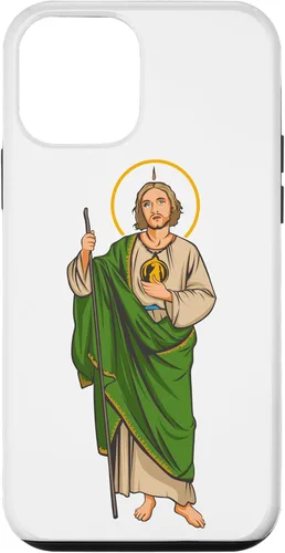 Vista 16 de Funda para iPhone 16 San Judas Tadeo. Santo De Las Causas Difícil