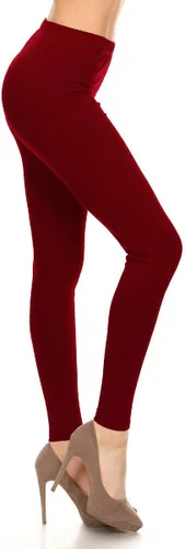 Vista 29 de Leggings Depot NCL27 pantalones capri para yoga de algodón premium suave Negro