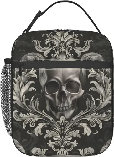Vista 11 de Lonchera reutilizable con diseño de avión vintage para niños, mujeres y adultos, bolsa de almuerzo azul con aislamiento retro para avión, bolsa