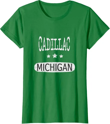 Vista 43 de Vintage Cadillac Michigan Camiseta