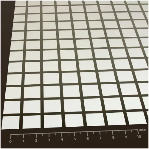 Vista 3 de FDB BBL ventana película Bold bloque decorativo (1 3/8 inch cuadrados), color blanco Decorative, UV Blocking, Designer Architectural Tint