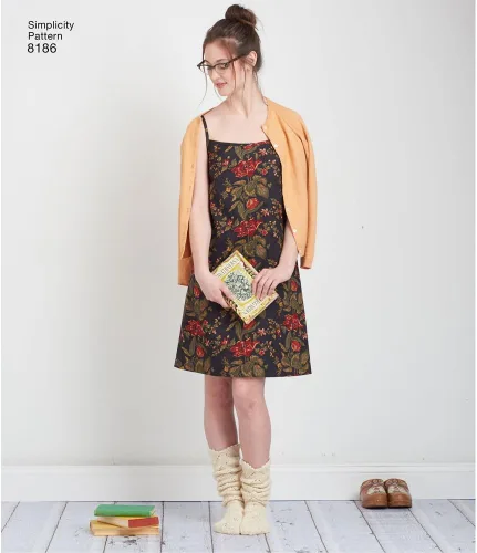 Vista 6 de Simplicity 8186 Dottie Angel - Patrón de costura para mujer, tallas D5 (4-12)