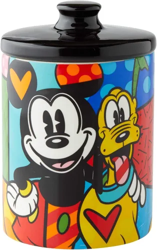 Vista 7 de Enesco 6004975 Disney by Britto Mickey Mouse - Tarro para galletas, 9.5 pulgadas, multicolor