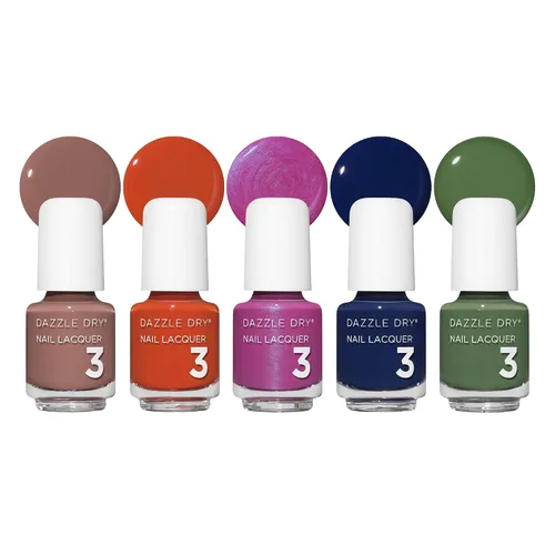 Vista 10 de Mini Flight Dazzle Dry – Afterparty – 5 mini lacas Juego de esmaltes de uñas de 5 piezas · Secado rápido · Larga duración · Manicuras no tóxicas