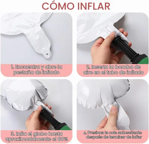 Vista 3 de Paquete de 31 globos de papel de aluminio con forma de hongo de 31 pulgadas, proveedor de fiesta de cumpleaños de hadas, princesa, cumpleaños
