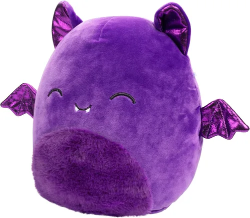 Vista 3 de Squishmallows Blas The Purple Bat original de 10 pulgadas, peluche oficial de Jazwares, almohada coleccionable suave y esponjosa, regalo para niños