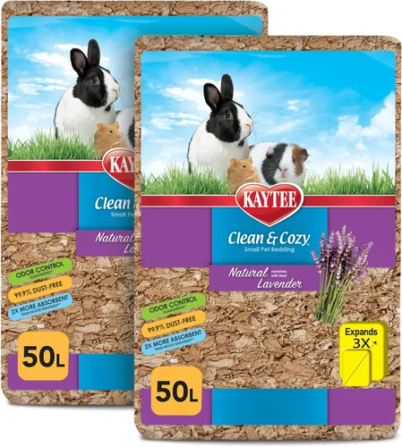 Vista 9 de Kaytee Ropa de cama natural limpia y acogedora con lavanda de 24,6 litros