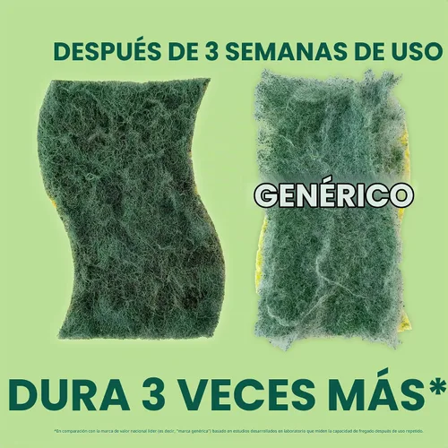 Vista 9 de Scotch-Brite - Esponja resistente para restregar, 12 esponjas de cocina, diseñada para desastres difíciles en la cocina, dura 3 veces más*, mejor