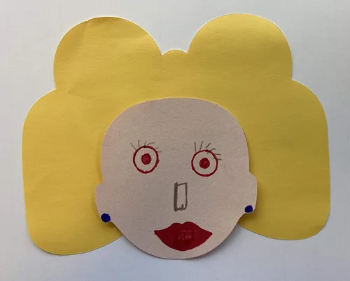 Vista 5 de 31 piezas de recortes creativos de cara multicultural de 5.5 pulgadas para unidad en el aula, muñecas de papel de bricolaje