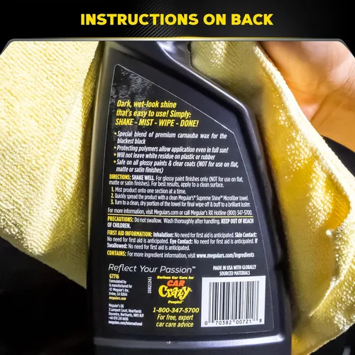 Vista 10 de Meguiar 's G7716 Clase de oro, paños de microfibra y cera Quik de carnaúba Plus Premium, paquete, Cera