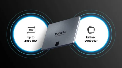 Vista 10 de SAMSUNG 870 QVO SATA III SSD 2TB 2.5" Unidad de Estado Sólido Interna, Actualiza la Memoria y Almacenamiento de PC de Escritorio o Portátil