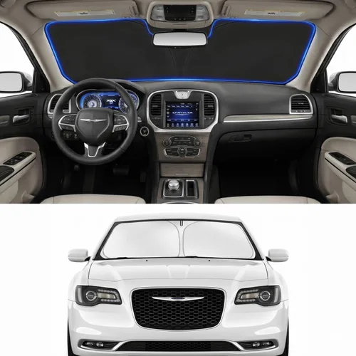 Vista 92 de Parasol para parabrisas para BMW X1 E84 2016-2024 2025, accesorios – Cubierta de parasol para parabrisas de ventana delantera, ajuste personalizado