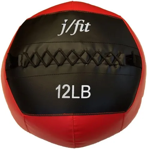 Vista 20 de JFit Wall Ball – Premium Soft Weighted Exercise Ball for Strength, Conditioning, Gym & Home Workouts, 4-30 LB
