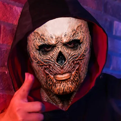Vista 8 de MAKEATREE Halloween Vecna Mask Scary Demon Mask for Adult