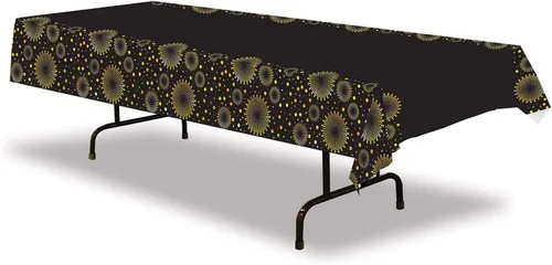 Vista 7 de Beistle Mantel de mesa con diseño de estrella roja de plástico Hollywood para fiesta, noche de cine y premios, decoración de mesa para banquetes